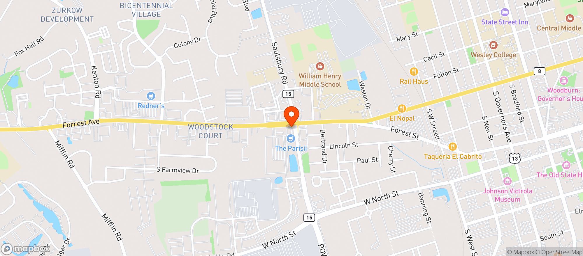Map showing Liquor Depot