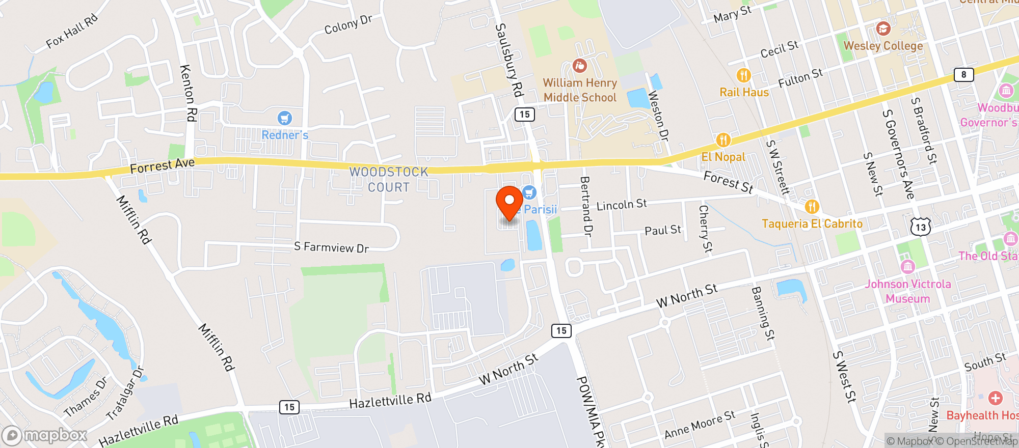 Map showing Food Lion