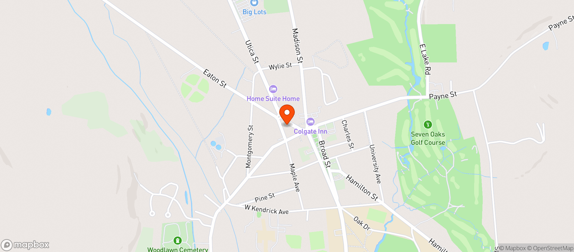 Map showing Byrne Dairy #51