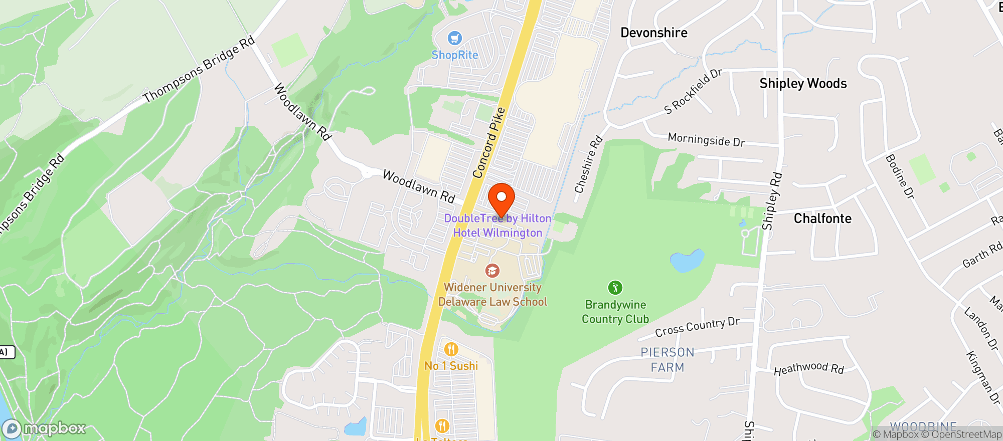 Map showing Home Base