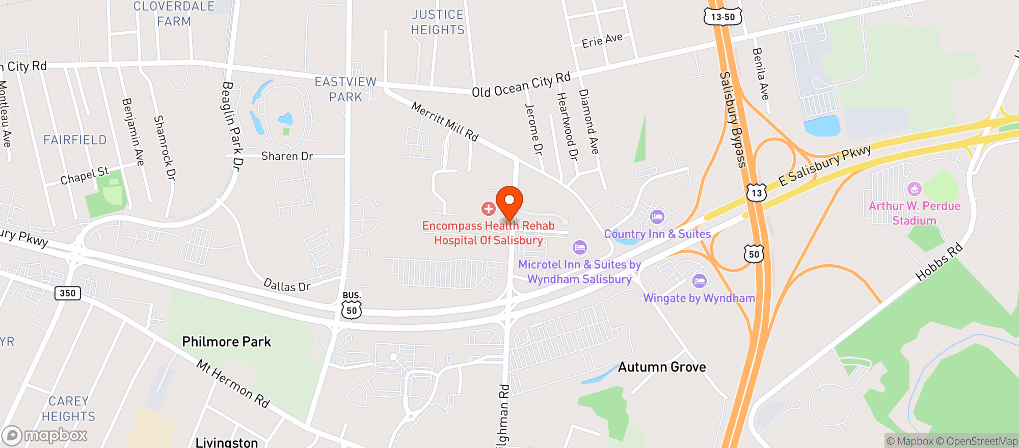 Map showing Wicomico country liquor #2