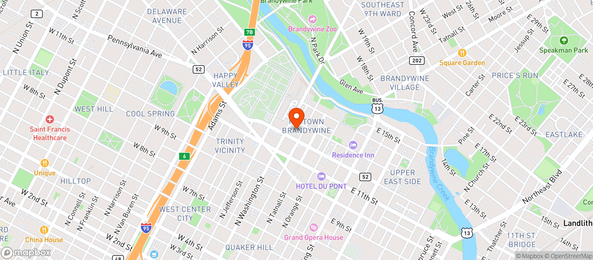 Map showing 431 Liquors