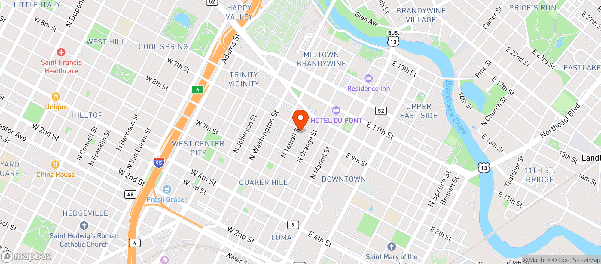 Map showing Girard Craft & Cork