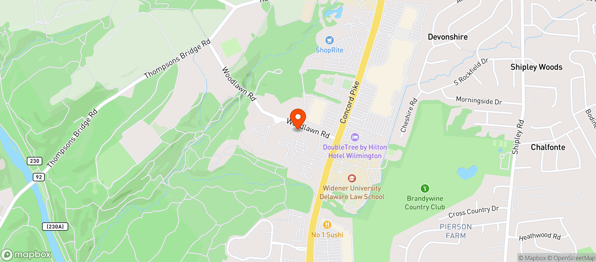 Map showing Red Lobster