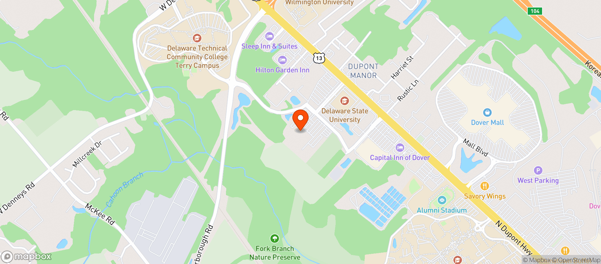Map showing Sams Club #6330