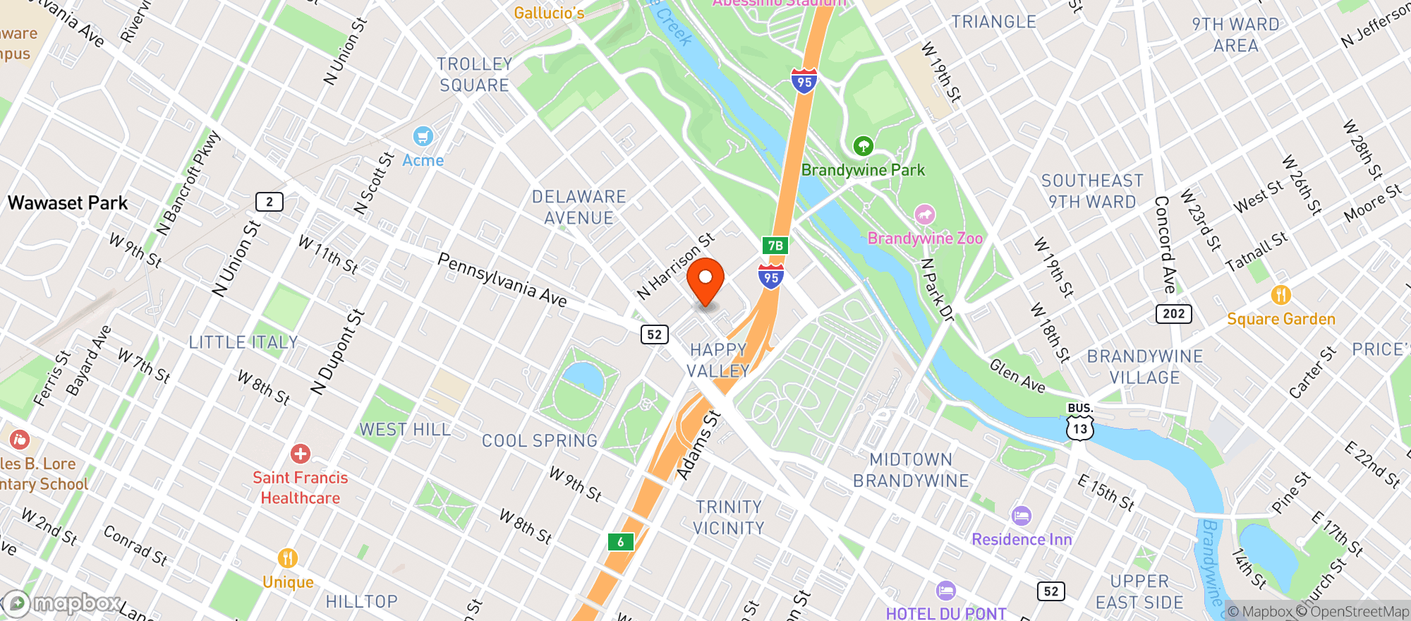 Map showing 339 Liquors