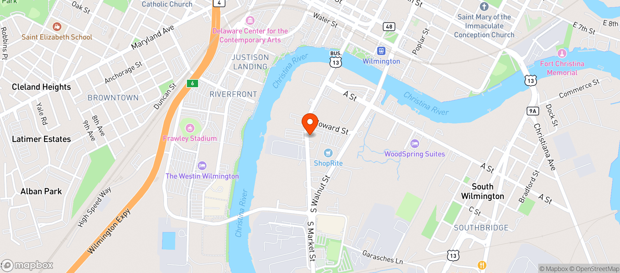 Map showing Time Wine & Spirits