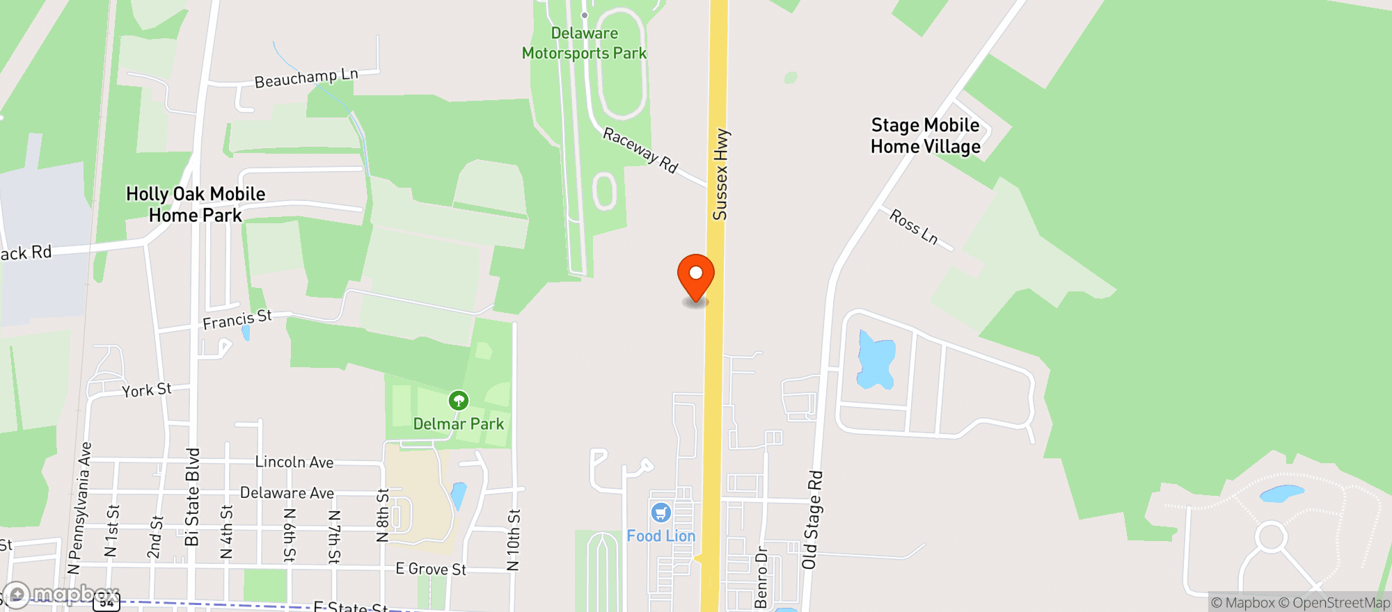 Map showing Low Price Liquors