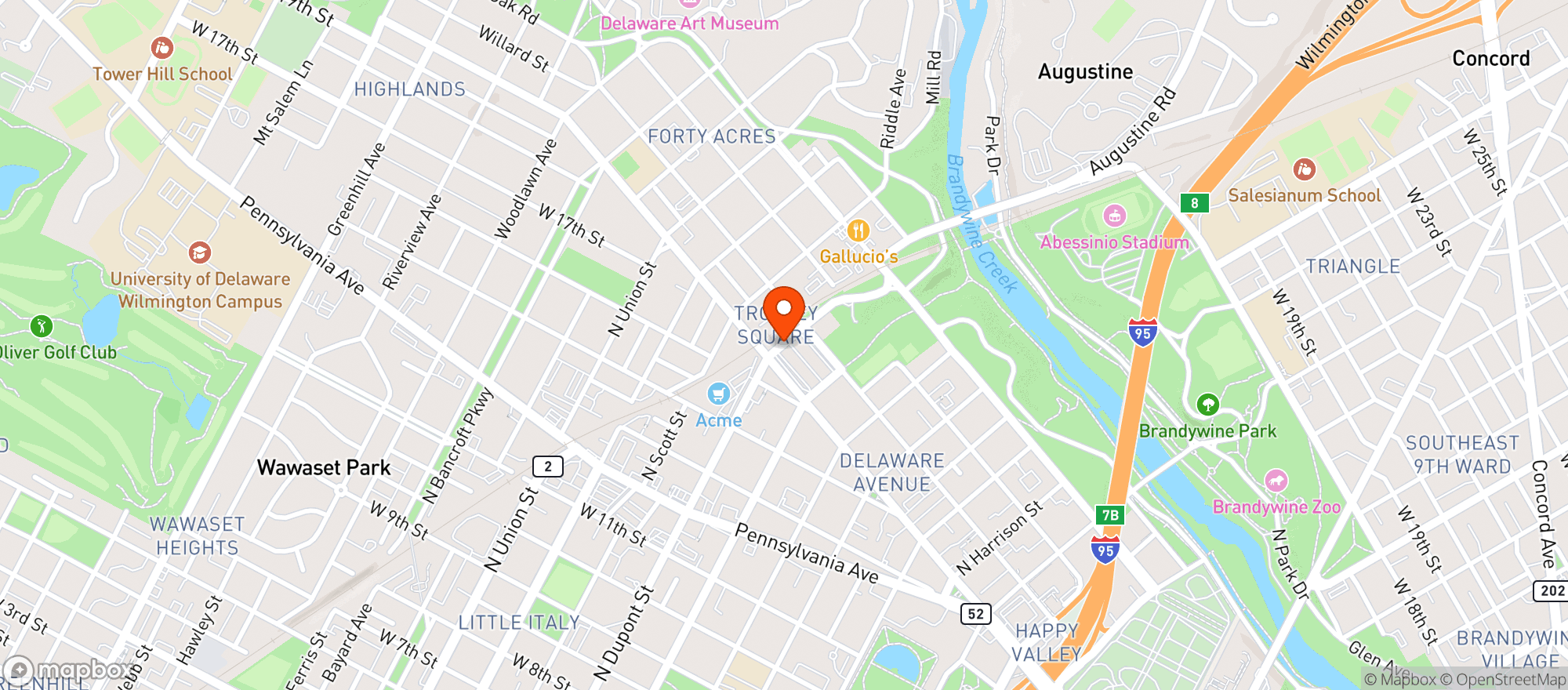 Map showing Honeybee Kitchen & Market Inc.