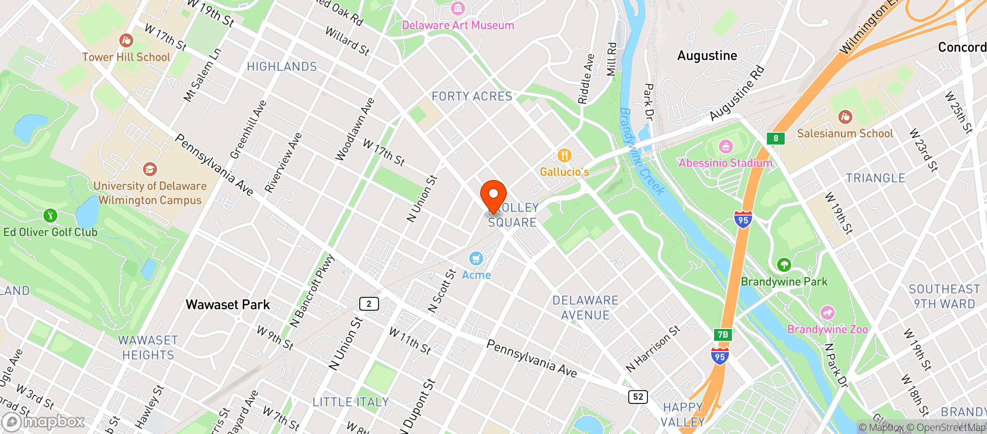 Map showing Anejo Mexican Grill & Tequila