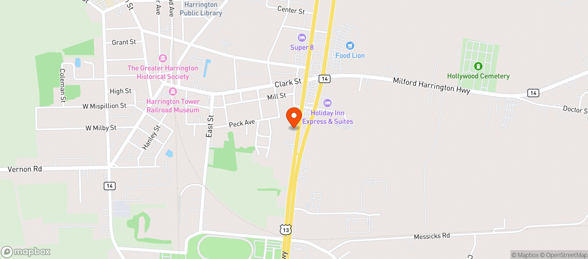 Map showing 299 Liquors