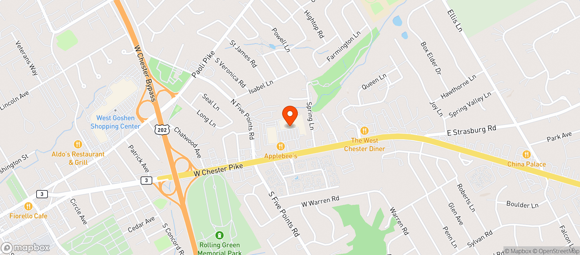 Map showing Shoprite