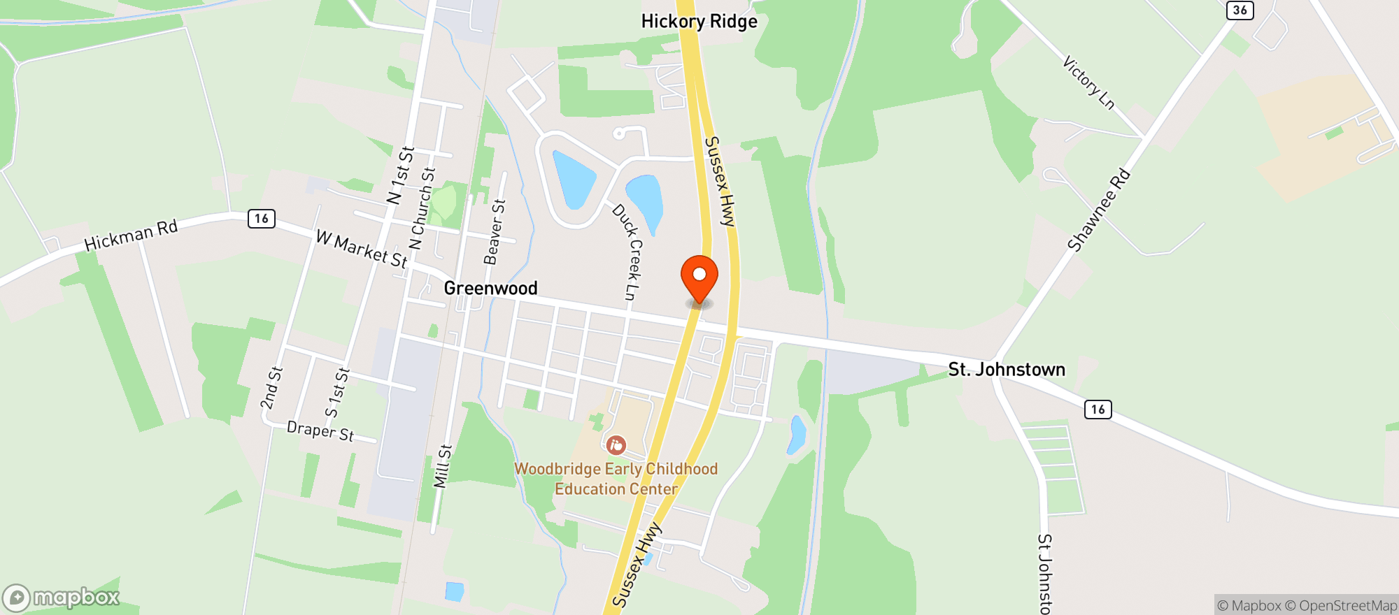 Map showing Greenwood Liquor