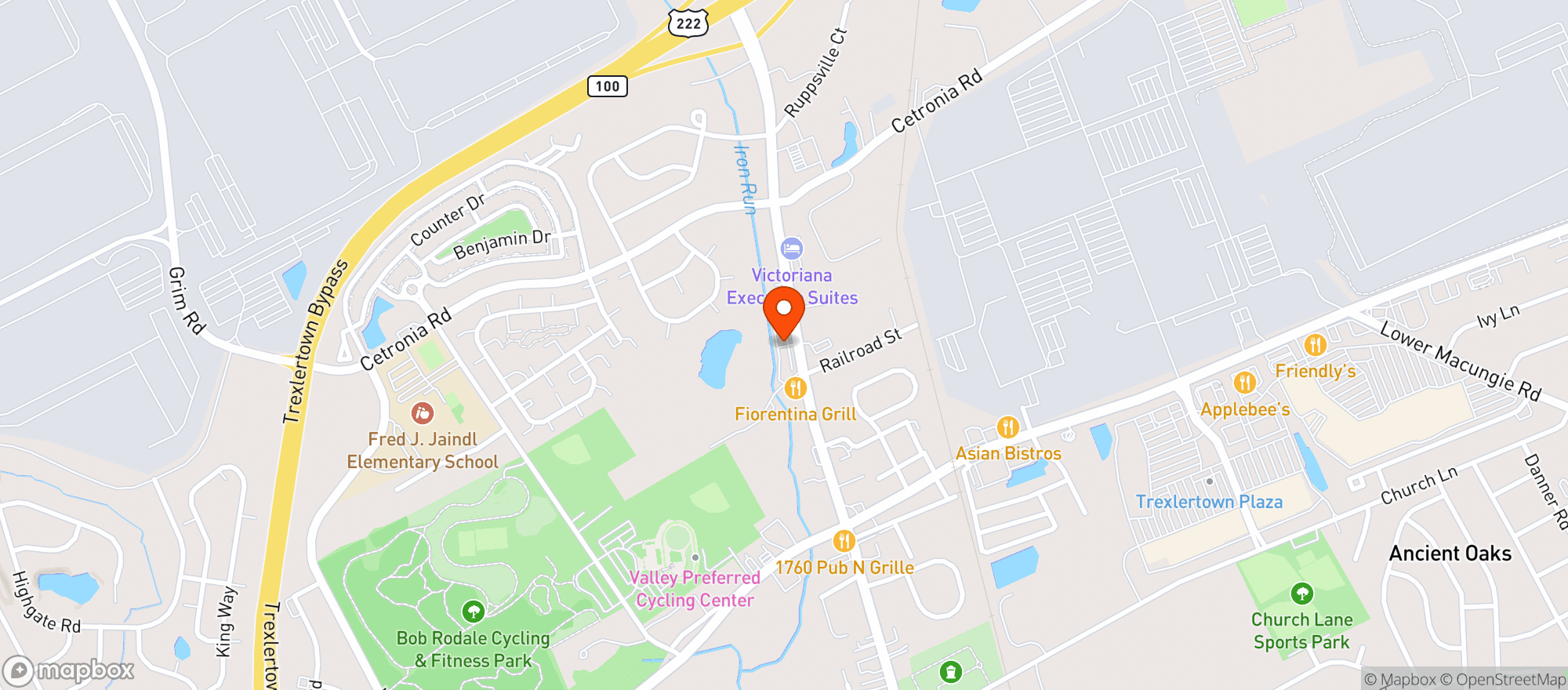 Map showing Vape & Cigar