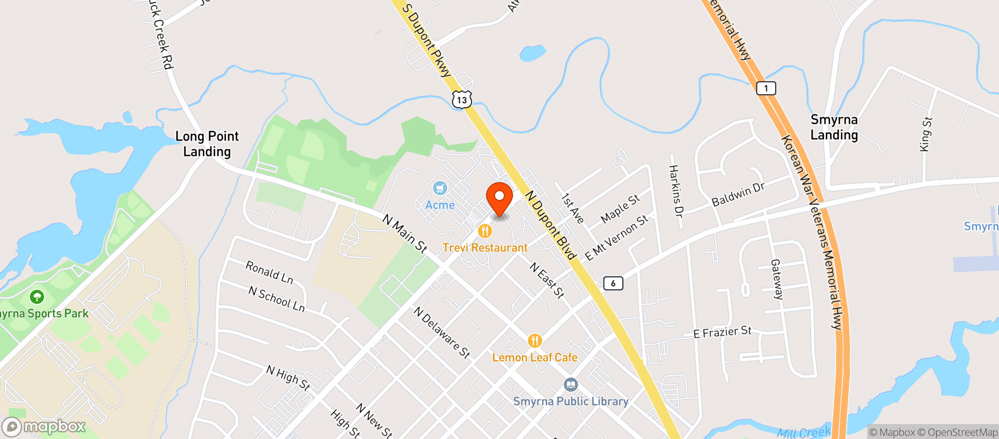 Map showing 396 Liquors