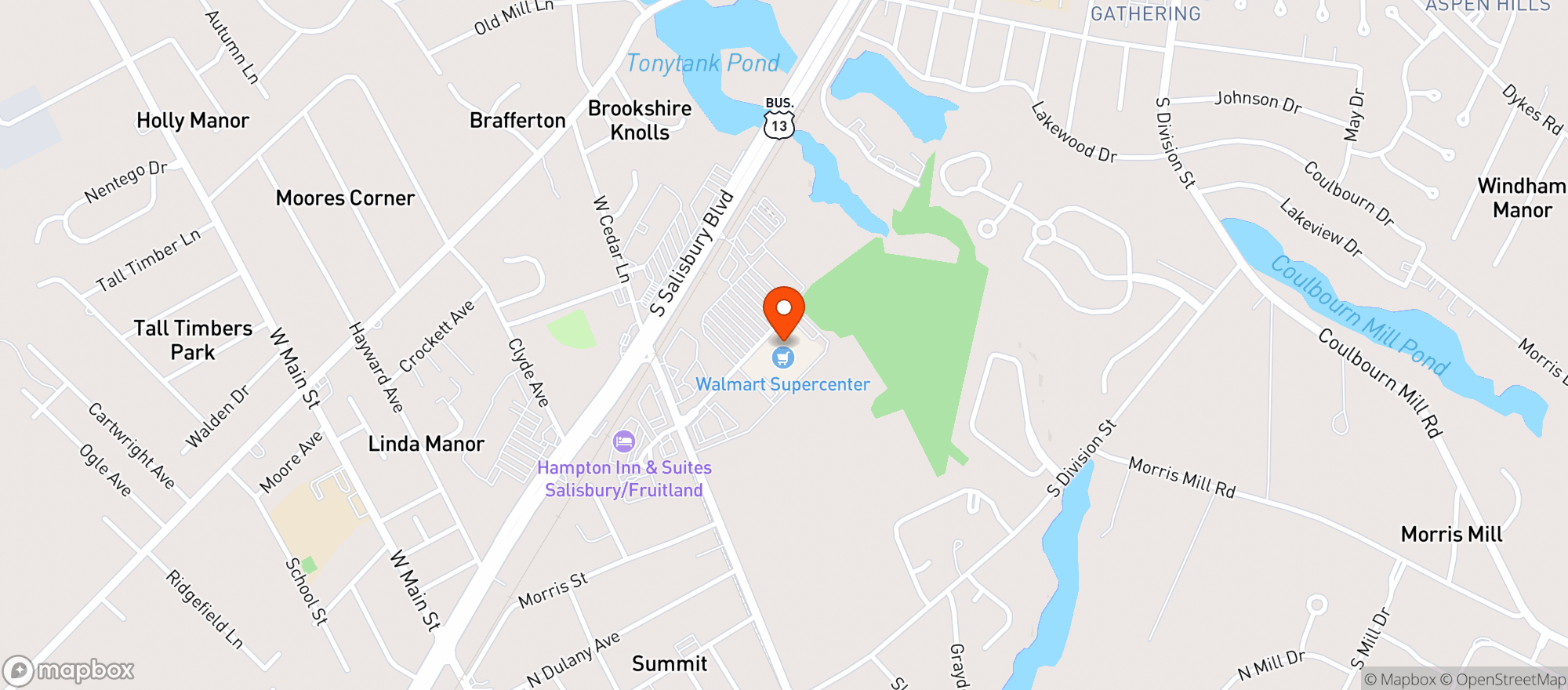 Map showing Marlin market 3