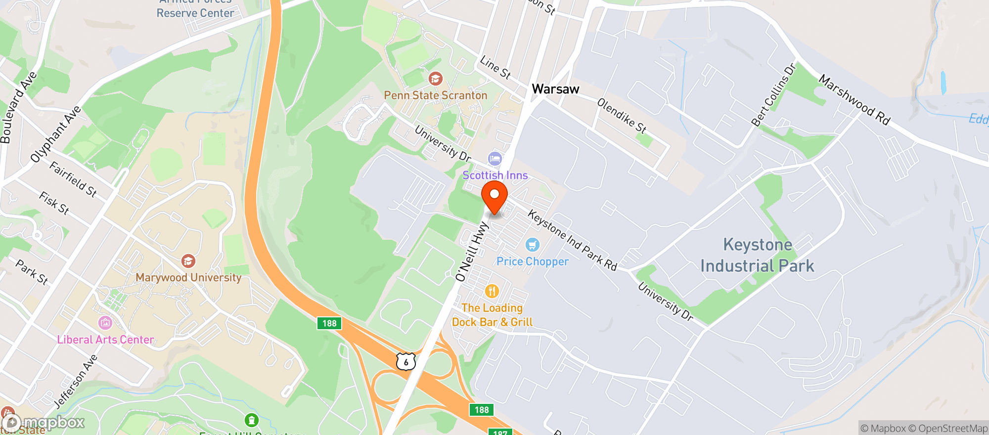 Map showing Market 32 #135