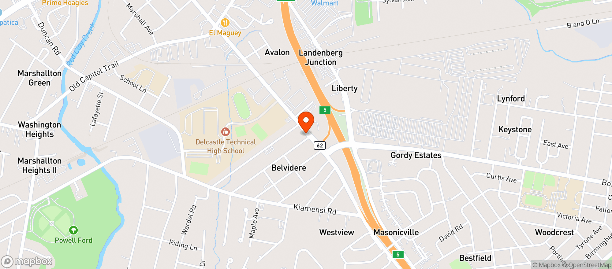 Map showing 290 Liquors