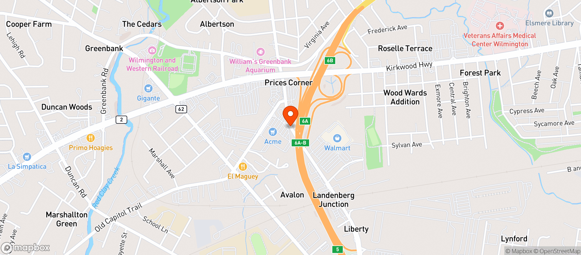 Map showing Pulaski Legion