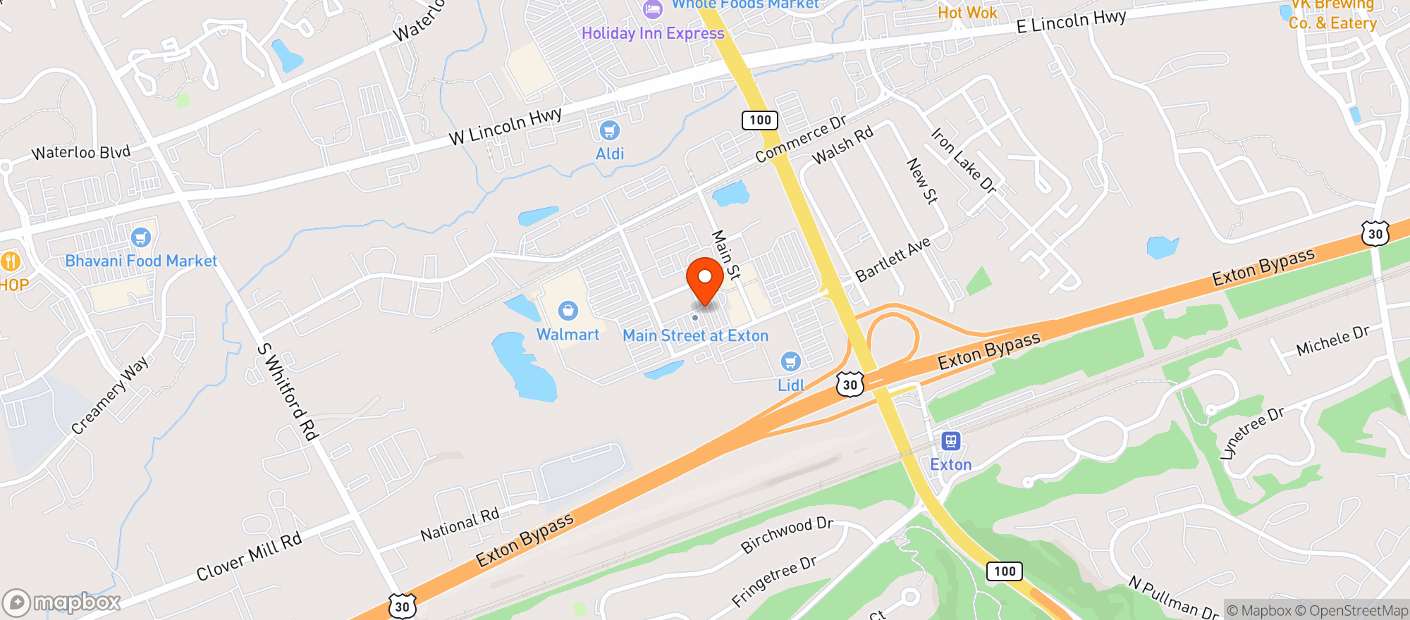 Map showing Appetites On Main