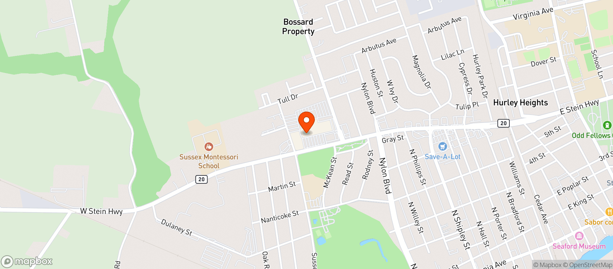 Map showing Sal S Pizza Gallery Iii