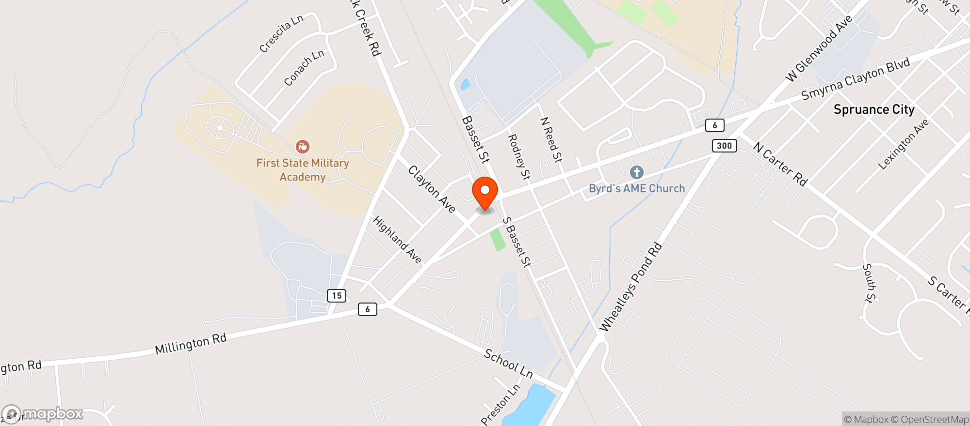 Map showing 309 Liquors