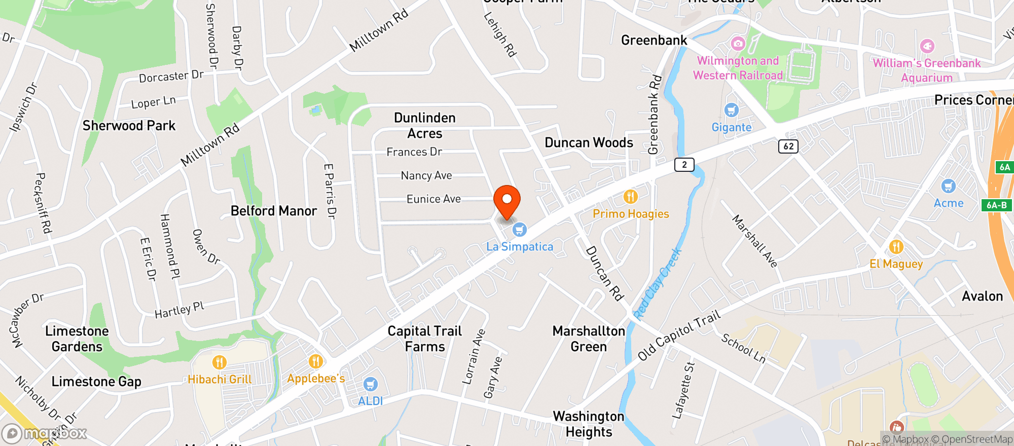 Map showing 326 Liquors