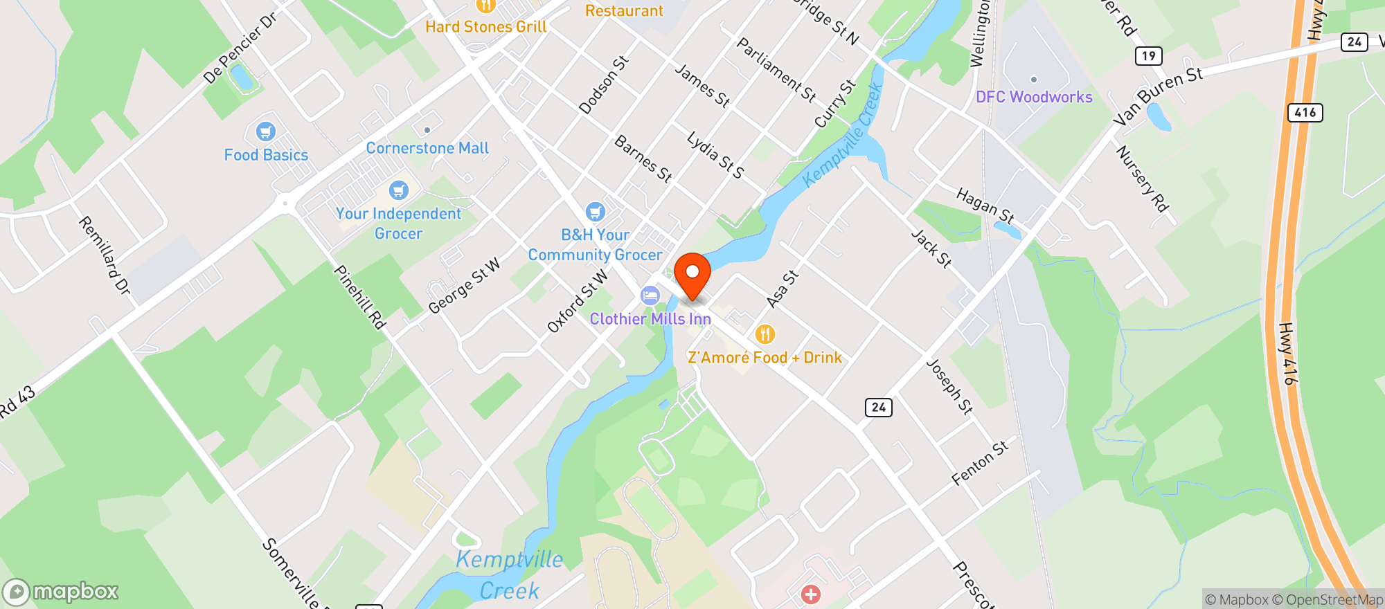 Map showing Crusty Bakers, The