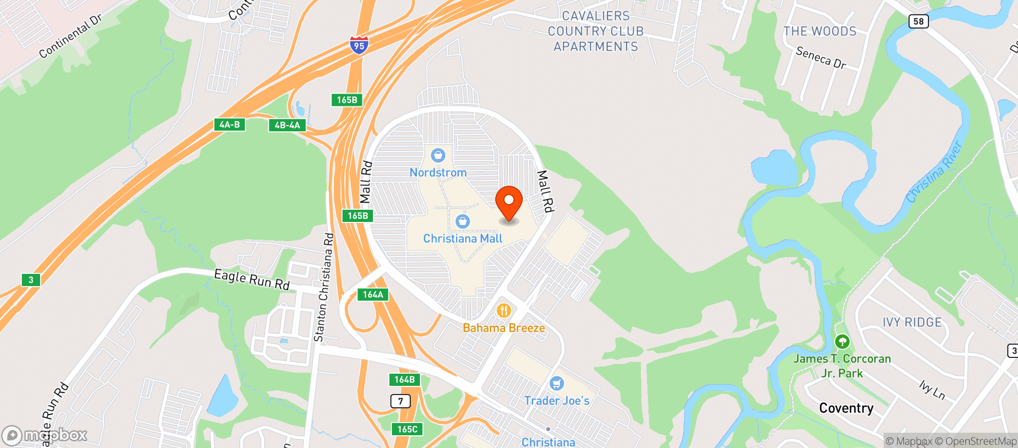 Map showing Target