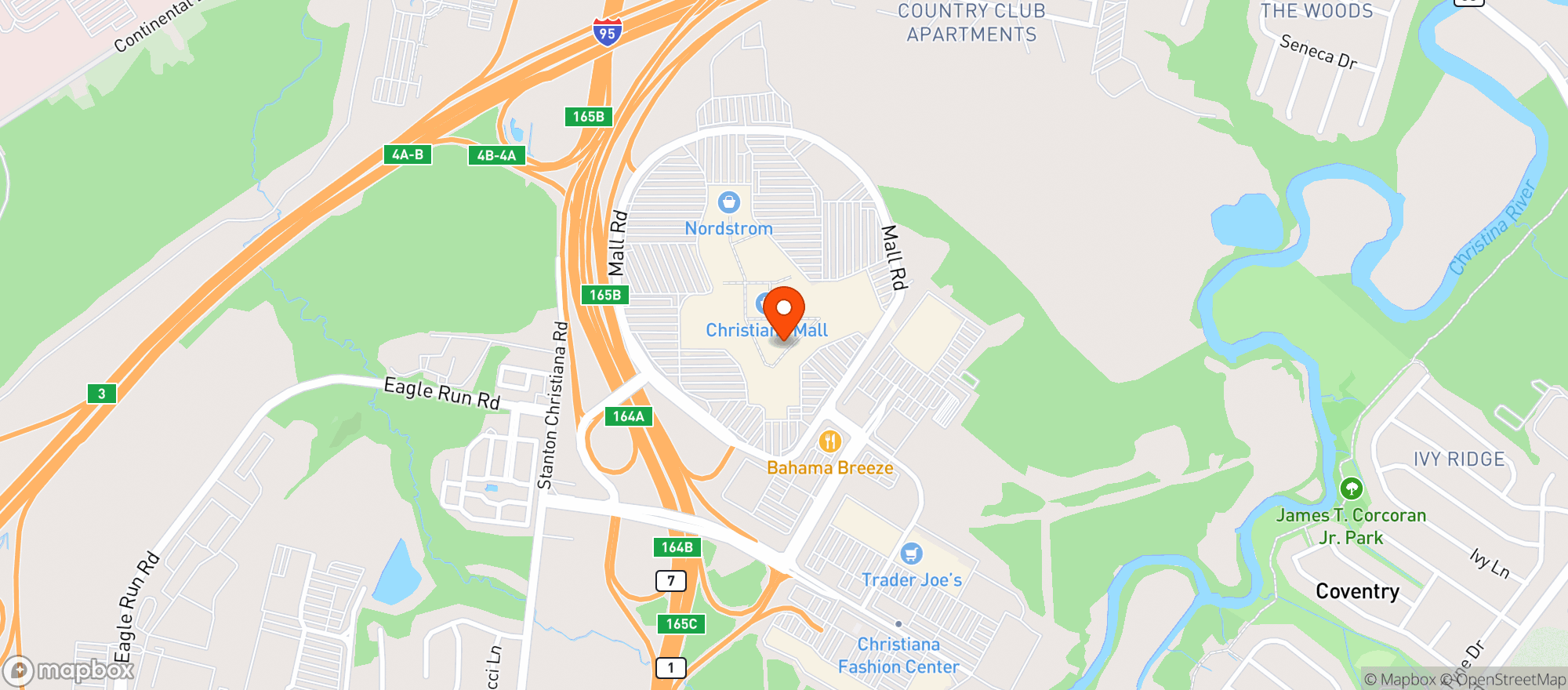 Map showing Gnc