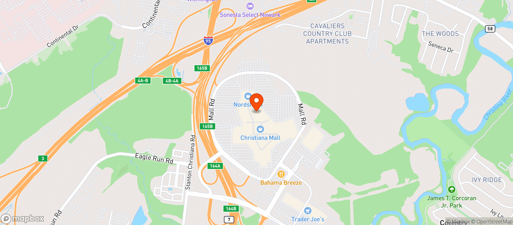 Map showing Cheesecake Factory #151