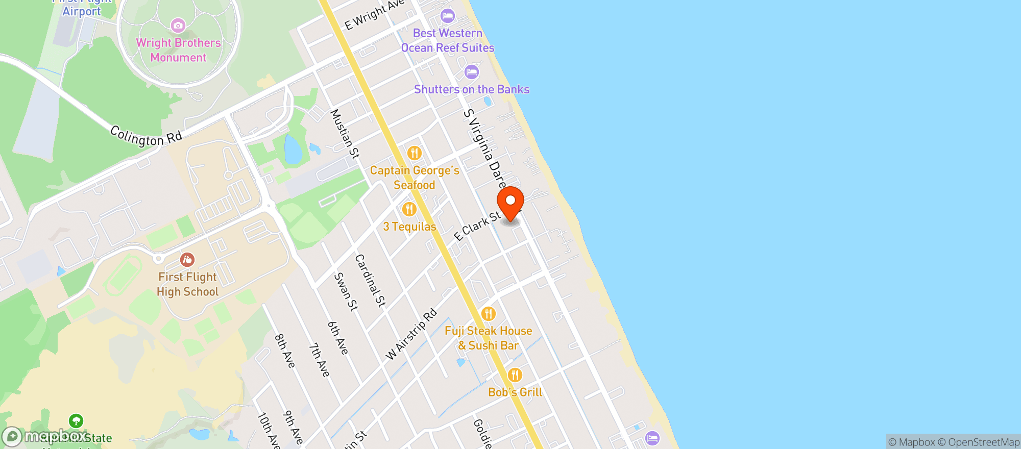 Map showing Huanchaco Lounge