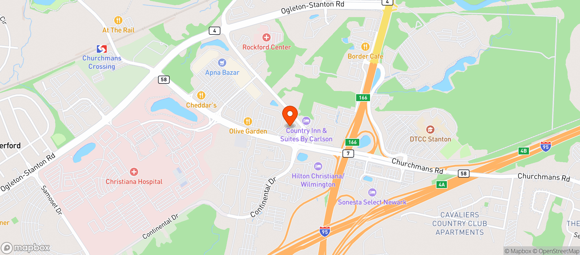 Map showing Mclarens Irish Pub Ii