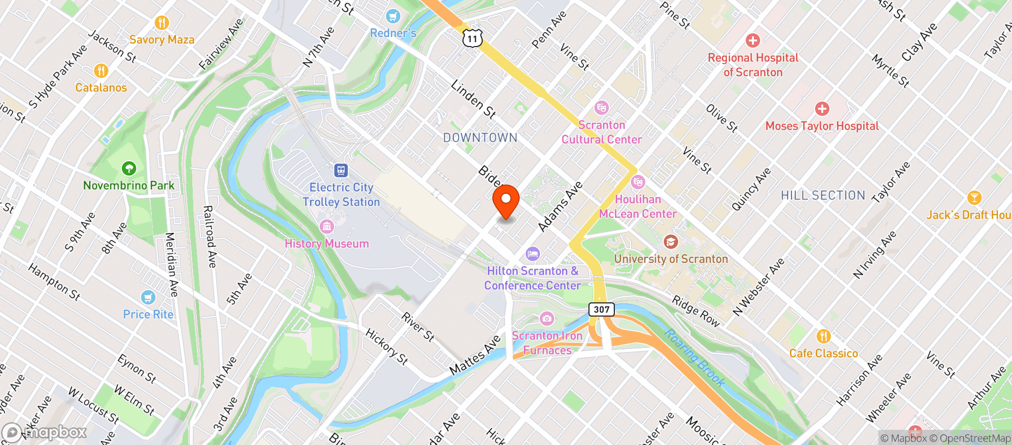 Map showing Alter Bar