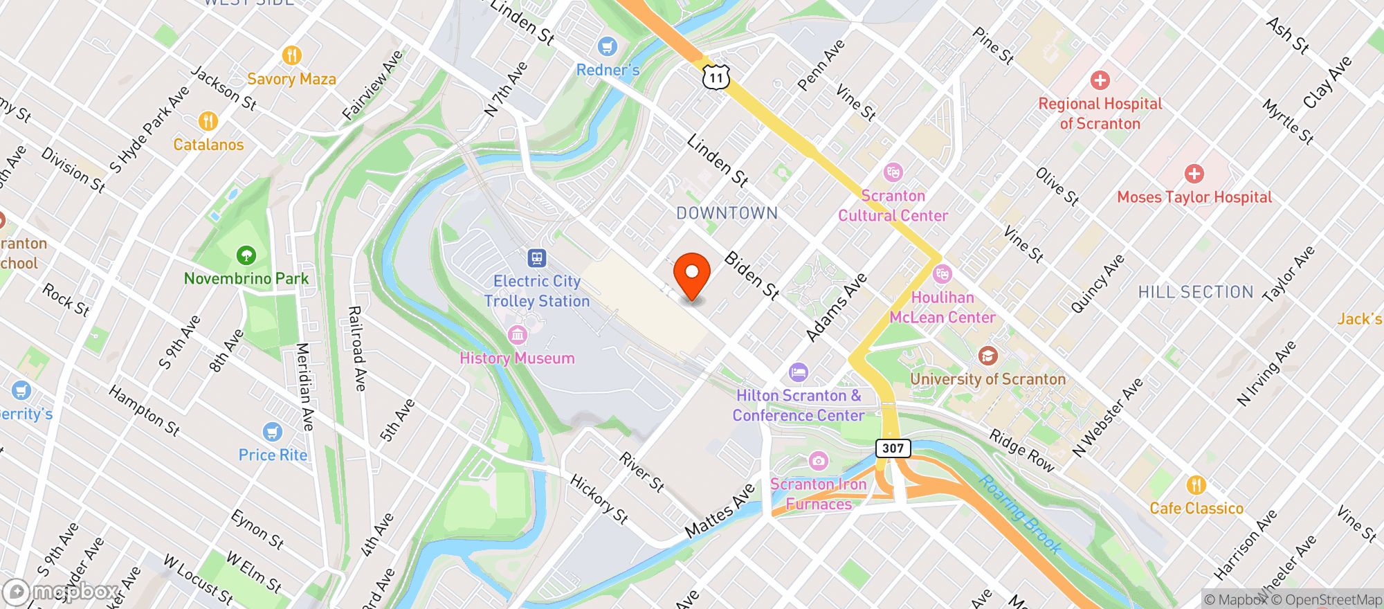 Map showing 7 Under
