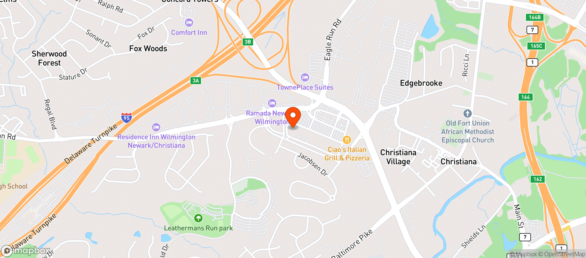Map showing Acme Market #871
