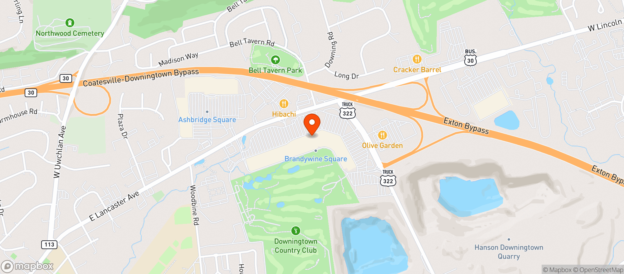 Map showing Wegmans