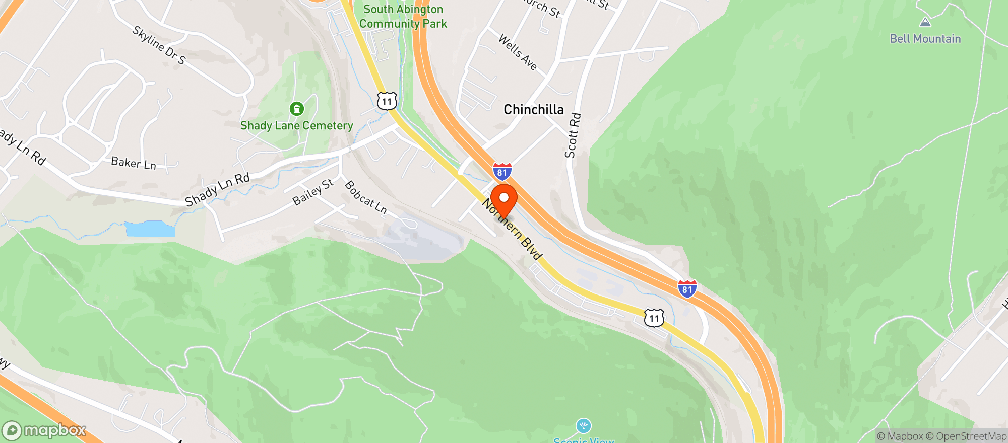 Map showing Conoco