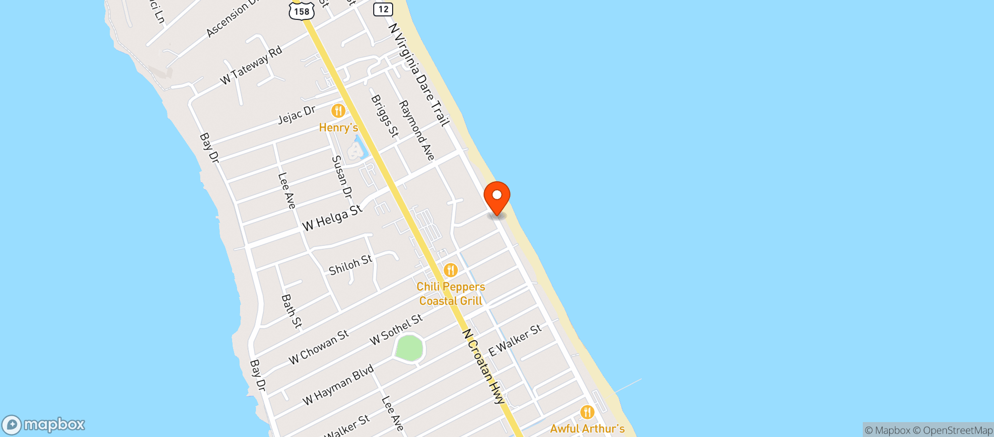 Map showing 1903 Bar & Kitchen