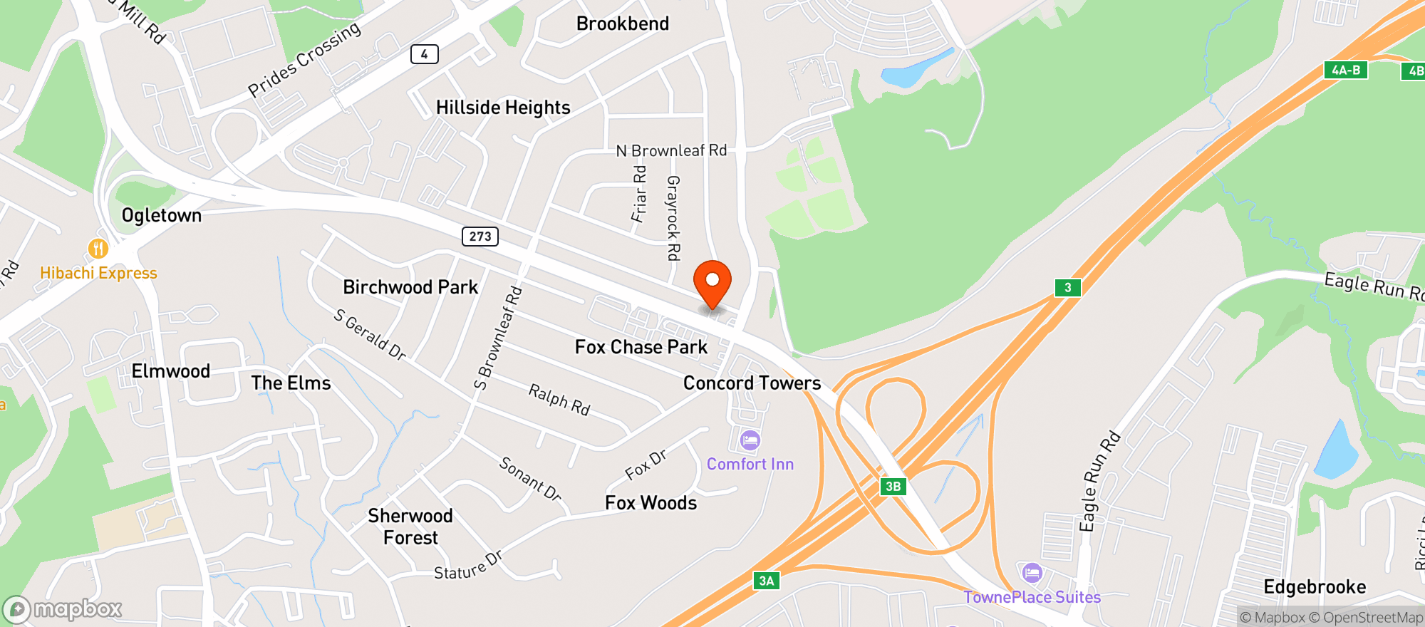 Map showing 273 Liquors
