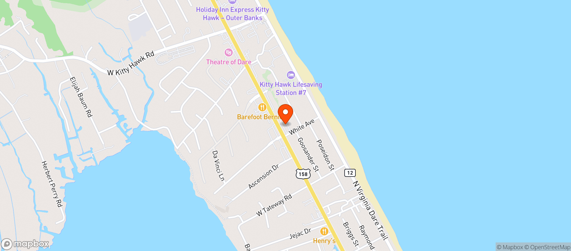Map showing Josephine S Sicilian Kitc