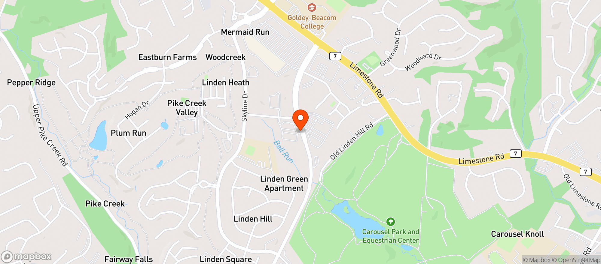 Map showing Pour House