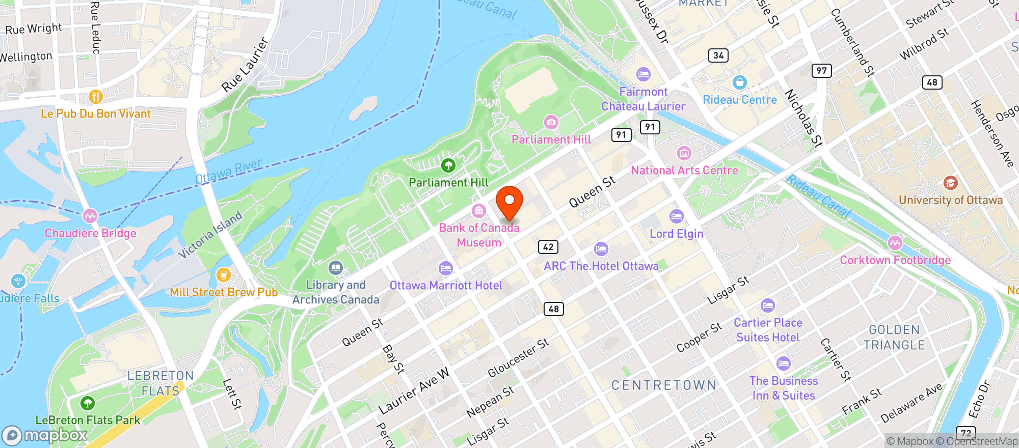 Map showing Rabbit Hole