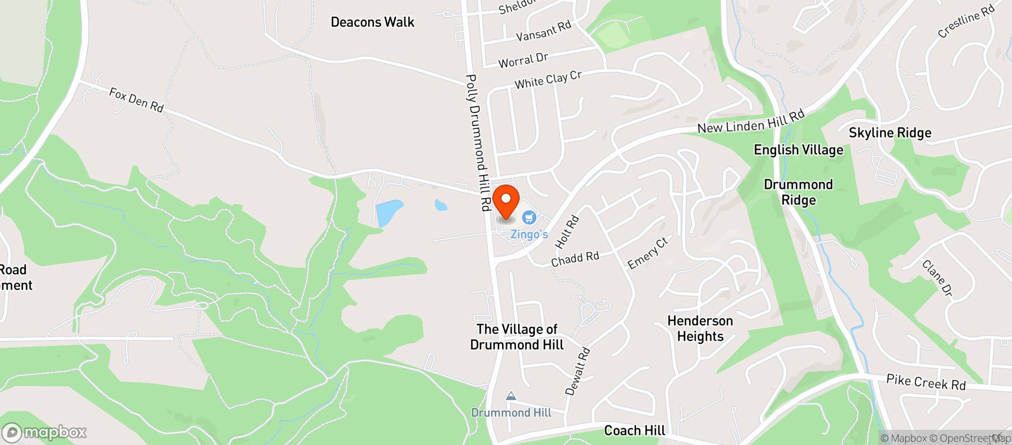 Map showing Mcglynns Pub & Restaurant