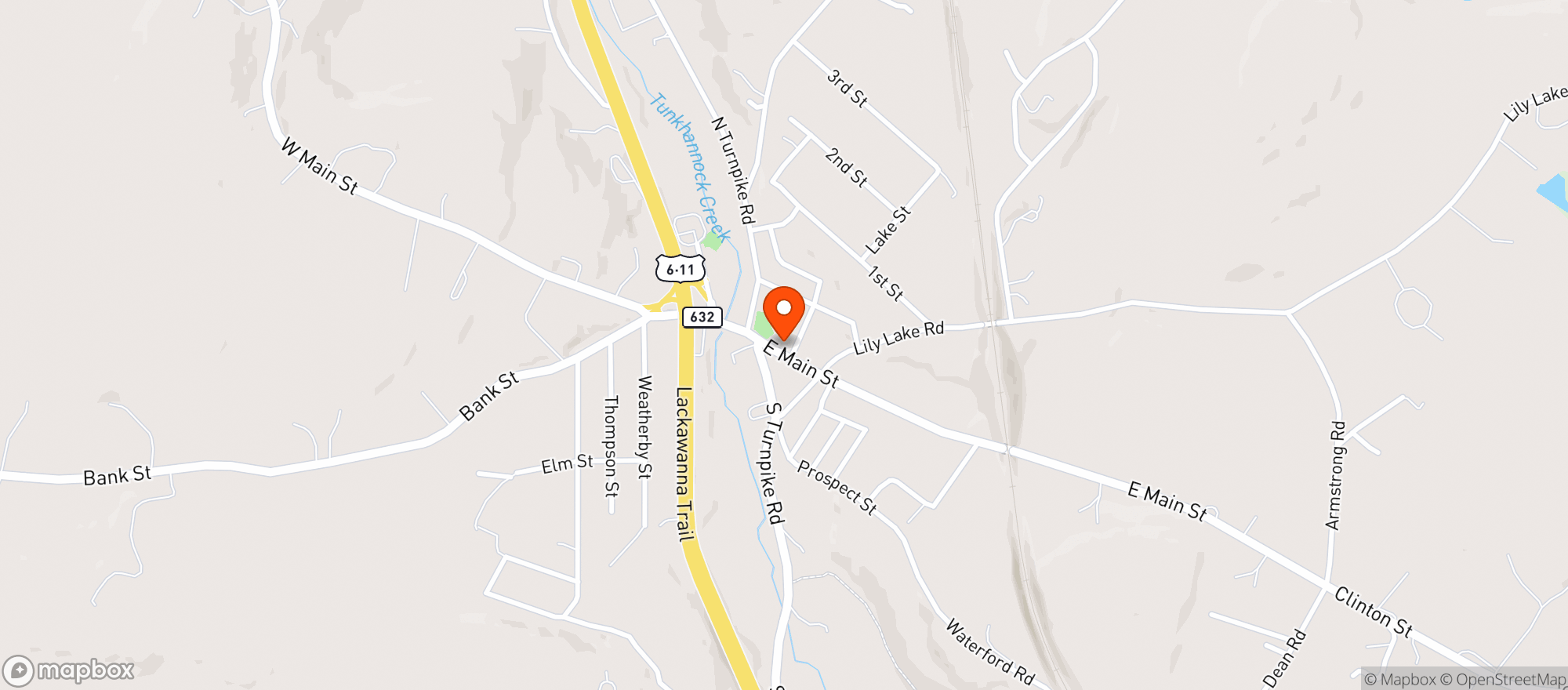 Map showing Mcgraths Pub & Eatery