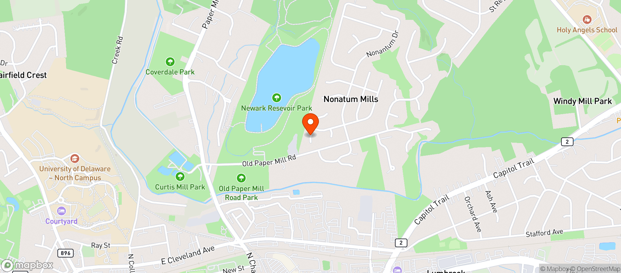 Map showing Samsons Wine & Spirits #0700341504