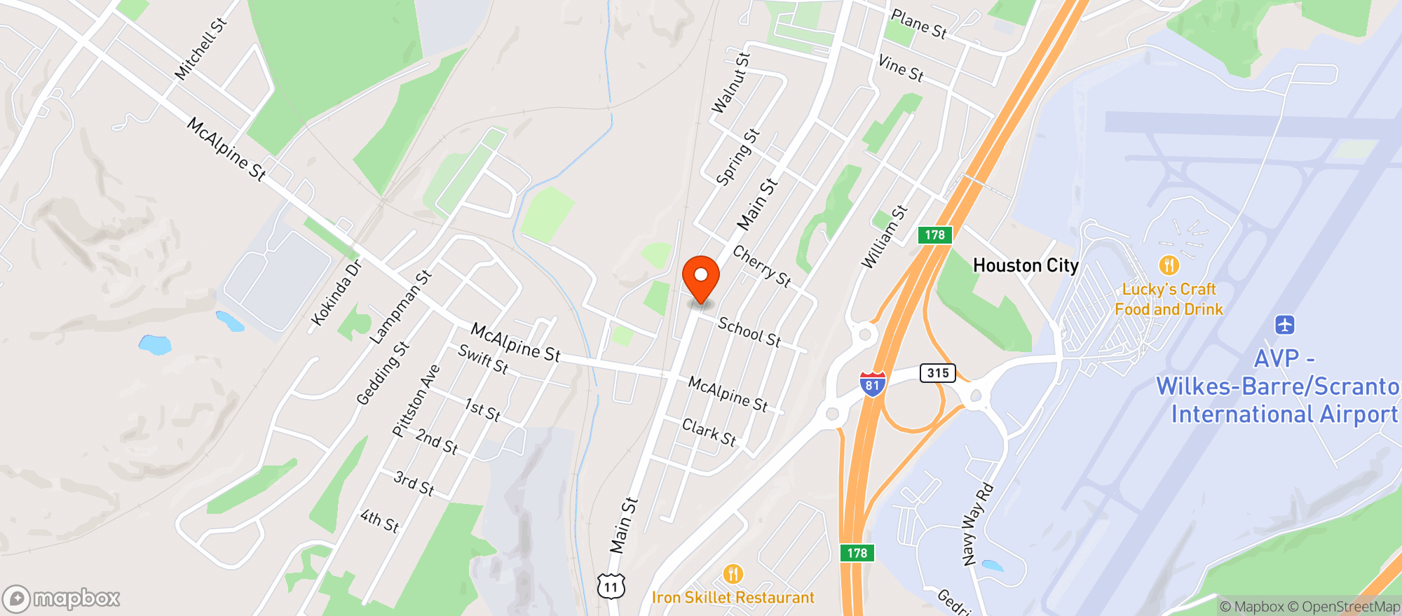 Map showing CFM GREY GHOST