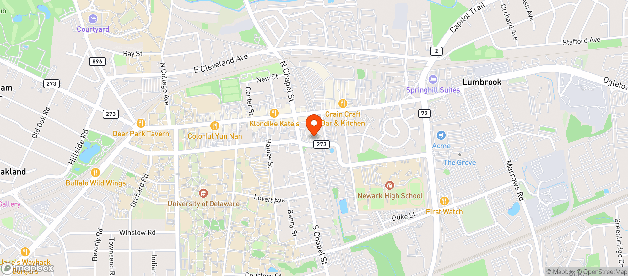 Map showing 374 Liquors