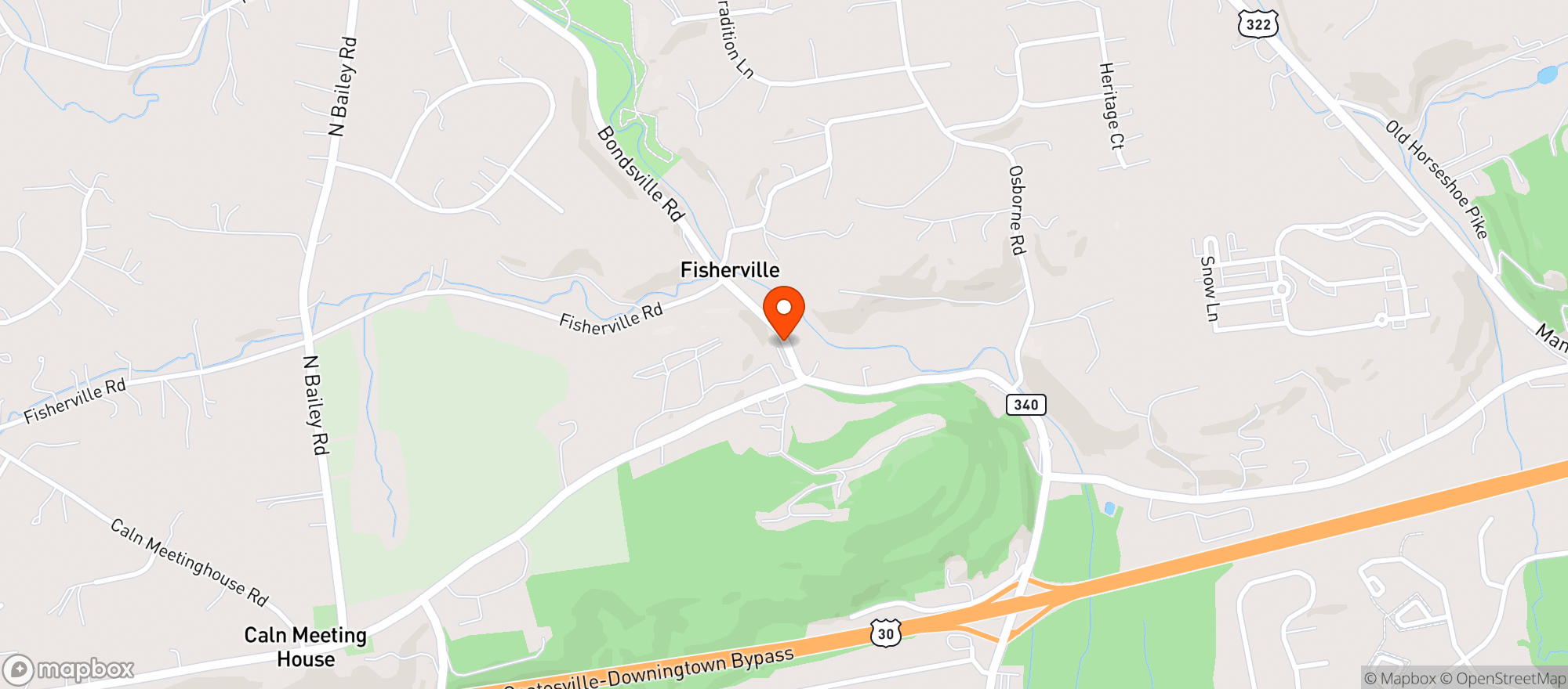 Map showing Beaver Creek