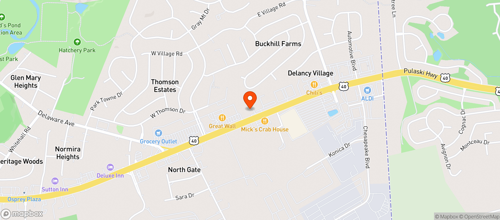 Map showing Jayco Liquors